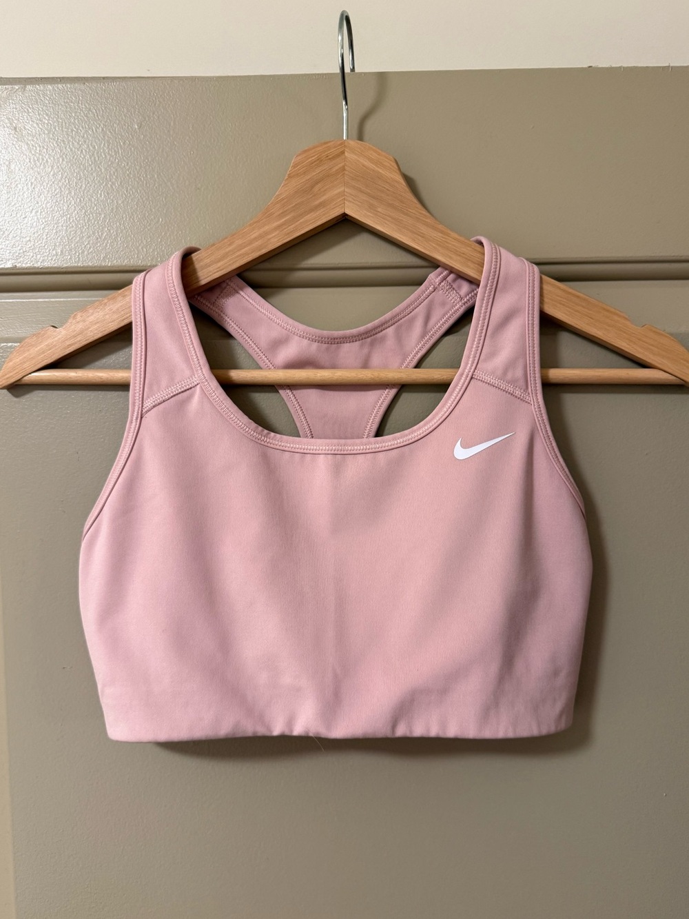 Nike Women's Pink Racerback Sports Bra